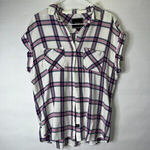 𝅺RAILS Plaid Blouse S